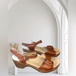 Dansko Brown Leather Sandals